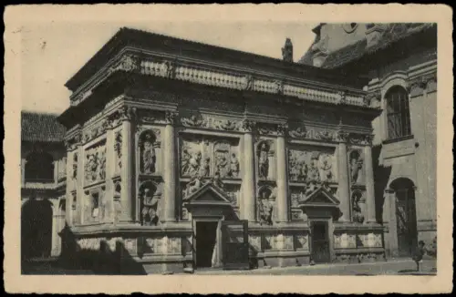 Postcard Prag Praha Loretto-Kirche Loreta 1945   2. WK Feldpost gelaufen