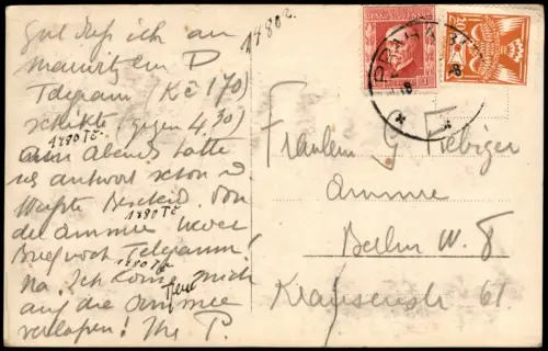 Postcard Prag Praha Altstädter Turmuhr STAROMĚSTSKÝ ORLOJ 1925