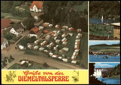 Heringhausen Campingplatz Werner Bangert a.d. Diemeltalsperre 1983