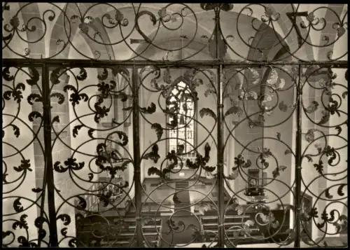 Willebadessen  Benediktinerinnen Blick vom Nonnenchor Innere der Kirche 1967