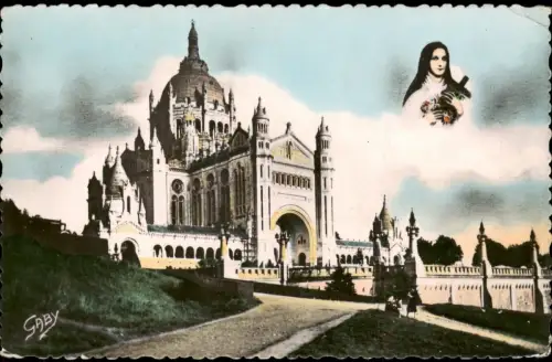 CPA Lisieux Basilika La Basilique 1955