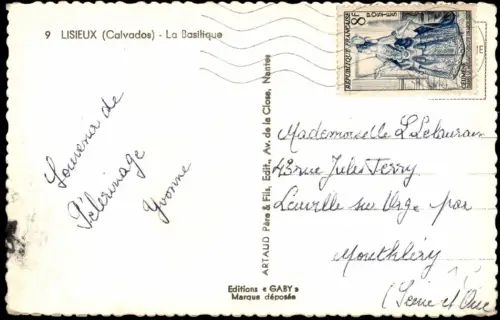 CPA Lisieux Basilika La Basilique 1955