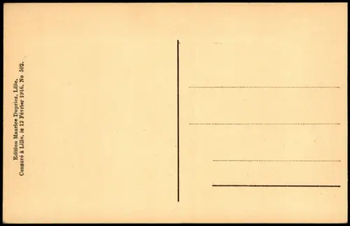 Fromelles (b. Lille) Zerstörung 1. Weltkrieg am Place Jacquard 1916