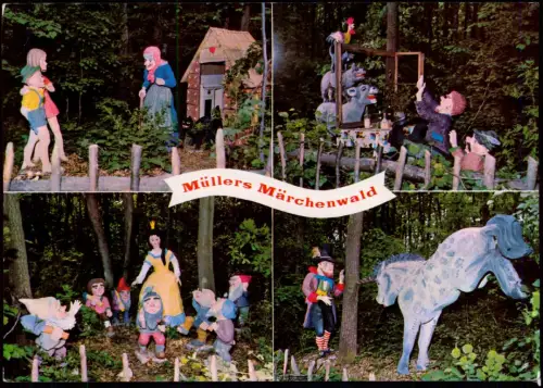 Ansichtskarte Eisenstadt 4 Bild Märchenwald 1979