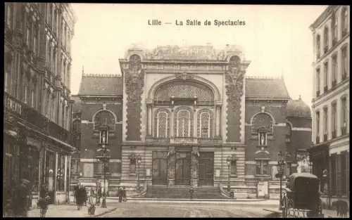CPA Lille La Salle de Spectacles 1910