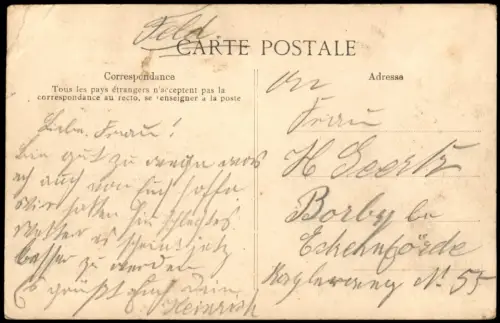 CPA Lille Gebäude-Ansicht Porte de Gand 1915