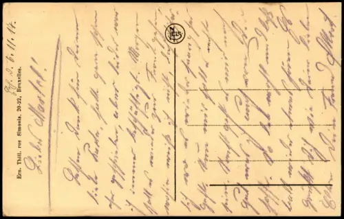 CPA Lille Stadtansicht Statue Faidherbe et Place Richelé 1917