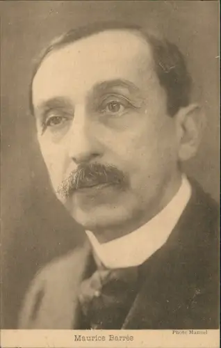 Ansichtskarte  Politiker Politics Maurice Barrès Frankreich France 1913