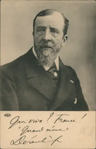 Ansichtskarte  Widmung Autogramm France Frankreich Politiker Politics 1913