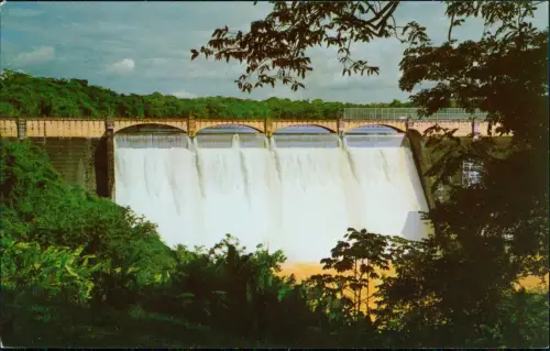 Postcard Panama-Kanal Madden-Staudamm 1970