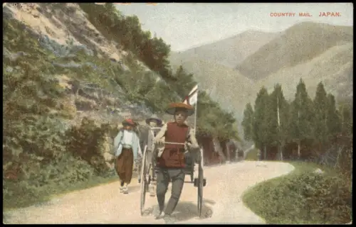 Postcard Japan Typen Japan Country Mail 1910