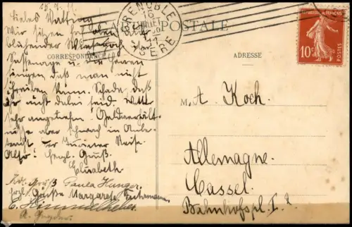 CPA Sassenage Dauphiné Le Furon 1913 Frankreich Isere