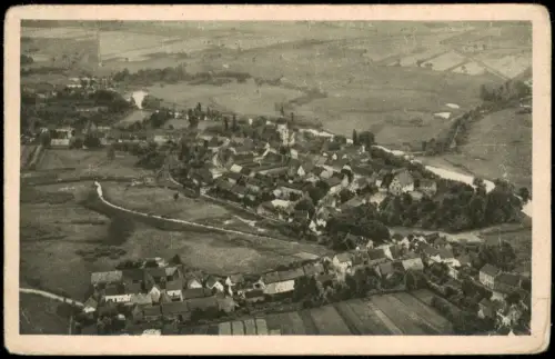 Schweinitz Elster Jessen Junkers Luftbild Gesamtansicht vom Flugzeug aus 1925