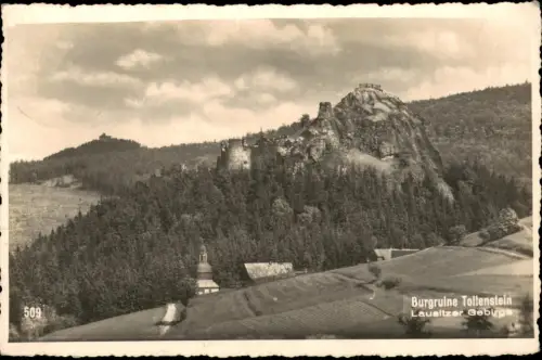Tollenstein Sankt Georgenthal Rozhled Jiřetín Jedlovou  Lausitzer Gebirge 1935