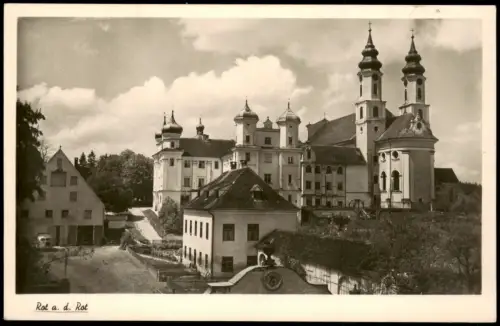Ansichtskarte Rot an der Rot Ortsansicht 1953