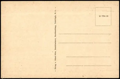 Ansichtskarte Doberlug-Kirchhain Dobrilugk Westportal der Kirche 1920