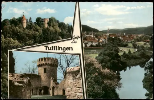 Ansichtskarte Tuttlingen Mehrbildkarte mit 3 Ortsansichten 1966