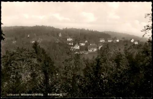 Ansichtskarte Wüstenrot Partie am Raitelberg 1955