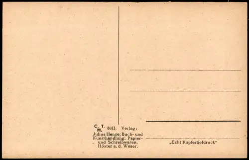 Ansichtskarte Höxter (Weser) Schloss Corvey an d. Weser Kreuzgang 1920