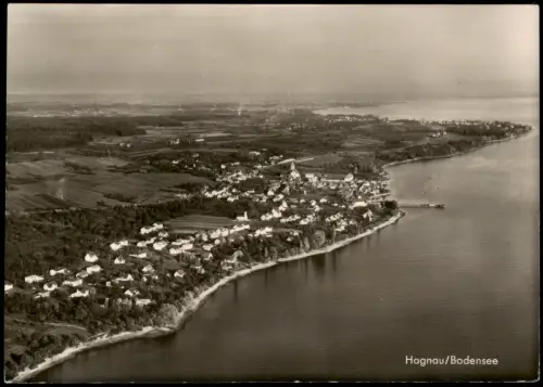 Ansichtskarte Hagnau (Bodensee) Luftbild Fliegeraufnahme 1968