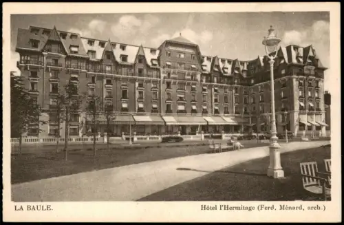 CPA La Baule-Escoublac Hôtel l'Hermitage 1928