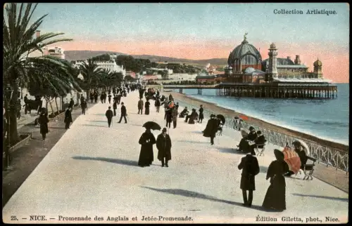CPA Nizza Nice Promenade des Anglais et Jetée-Promenade 1910