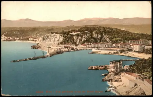 CPA Nizza Nice Panoram-Ansicht auf die Buch vom Mont Boron 1910