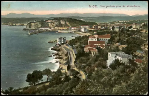Nizza Nice Panorama-Ansicht Vue générale prise du Mont-Boron 1900