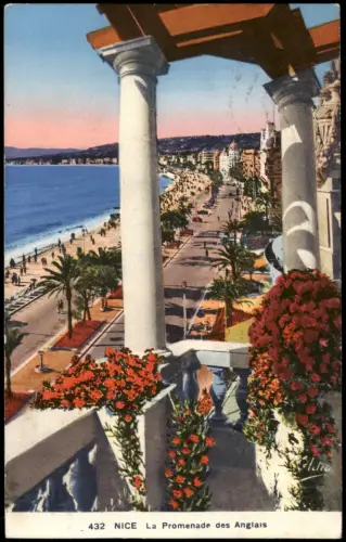 CPA Nizza Nice La Promenade des Anglais 1929