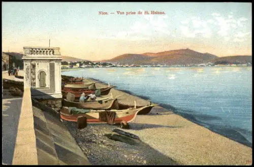 CPA Nizza Nice Panorama-Ansicht Vue prise de St. Helene 1910