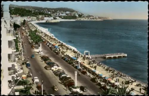 CPA Nizza Nice La Promenade des Anglais 1955