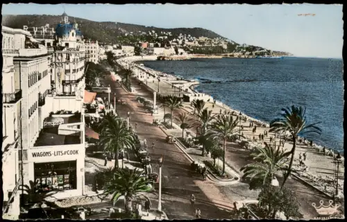 CPA Nizza Nice La Promenade des Anglais 1950