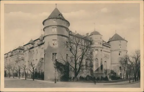 Ansichtskarte Stuttgart Das Alte Stuttgarter Schloss vor dem Brande 1930