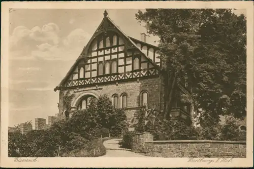 Ansichtskarte Eisenach Wartburg II. Hof 1929
