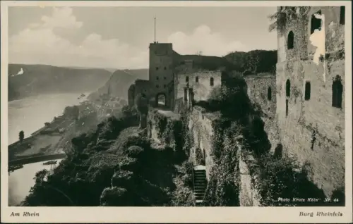 Ansichtskarte Sankt Goar Auf der Burg Rheinfels 1930