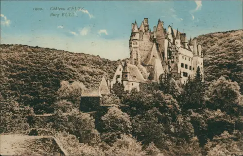 Ansichtskarte Wierschem Burg Eltz 1914