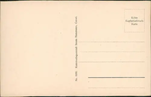 Ansichtskarte Kassel Straßenpartie am Rathaus 1915