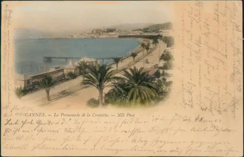 CPA Cannes La Promenade de la Croisette 1901