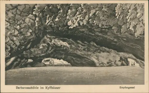 Bad Frankenhausen Barbarossahöhle im Kyffhäuser Empfangssaal 1922
