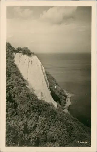 Ansichtskarte Stubbenkammer-Sassnitz Rügen Königstuhl Fotokarte 1955