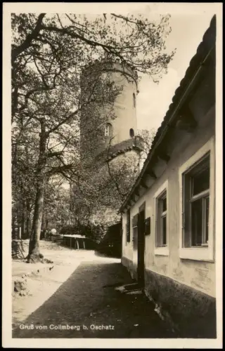 Ansichtskarte Collm-Wermsdorf Gruß vom Collmberg b. Oschatz BERGHOTEL 1930