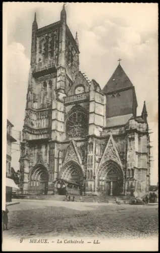 CPA Meaux La Cathédrale - LL 1917