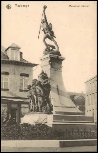 CPA Maubeuge Monument Carnot 1915