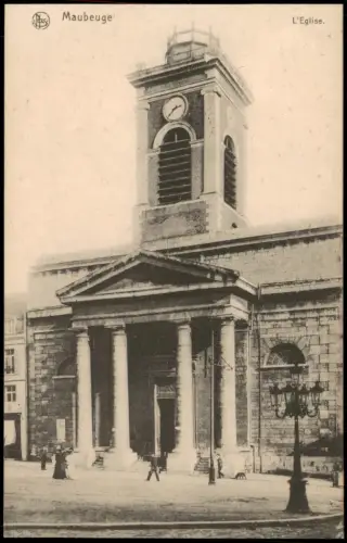 CPA Maubeuge L'Eglise. 1915