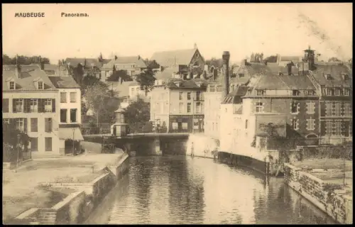 CPA Maubeuge Stadtpartie 1915