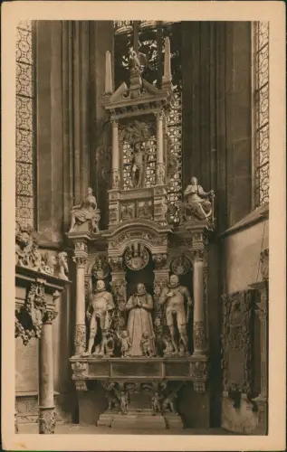 Ansichtskarte Wertheim Grabdenkmal im Chor der protest. Kirche. Michael 1928
