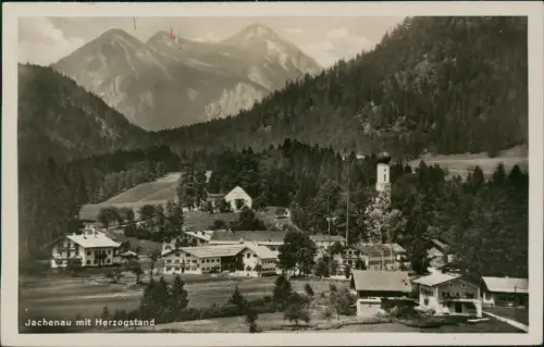 Ansichtskarte Jachenau Stadtpartie 1934