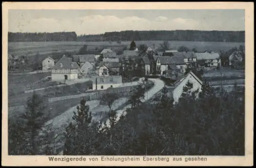 Wenzigerode-Bad Wildungen Gesamtansicht vom Erholungsheim 1926