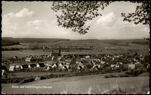 Lüchtringen-Höxter (Weser) Panorama-Ansicht Gesamtansicht 1966