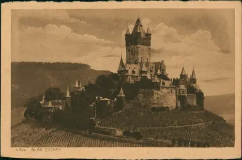 Ansichtskarte Cochem Kochem Reichsburg Cochem 1932